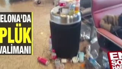 Barcelona'da çöplük havalimanı