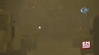 Kars'ta yoğun sis hayatı olumsuz etkiledi