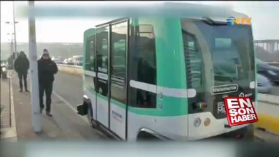 Fransa'da sürücüsüz otobüsler test sürüşüne başladı