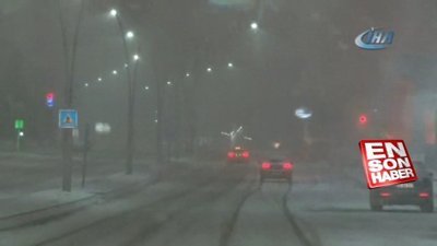 Başkent’te kar yağışı etkili oldu 