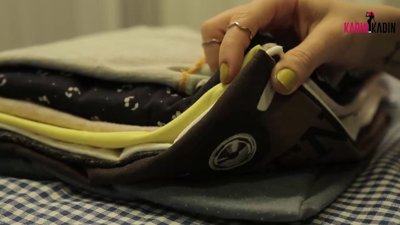 Pratik tişört katlama