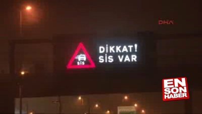 İstanbul'da yoğun sisli sabah