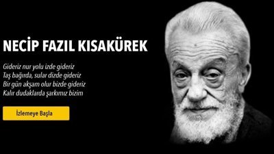 Kendi ağzından Necip Fazıl Kısakürek'in hayat hikayesi