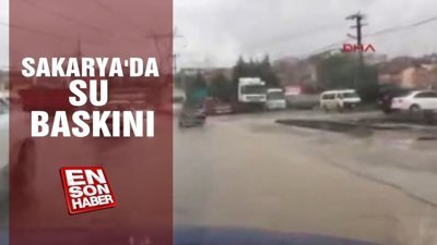 Sakarya'da su baskını