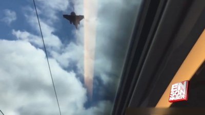 Savaş uçağı ile yarışan yüksek hızlı tren