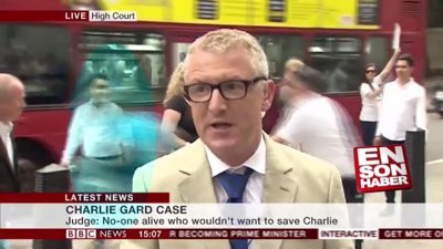 BBC canlı yayınında kaza