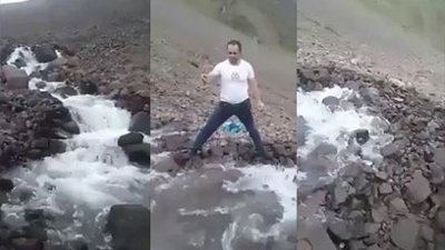 Aniden yok olan dere