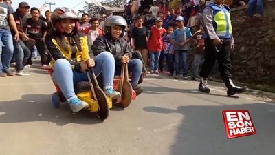 Endonezya'da ilginç bir yarış türü