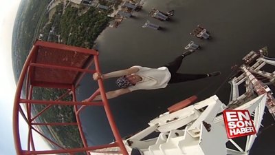 Yürekleri ağıza getiren adrenalin tutkunu gençler