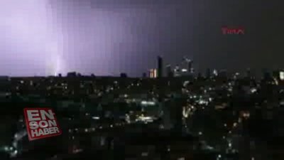 Sağanak yağış İstanbul'da 