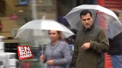 Sağanak yağmur Edirne'de etkili oldu