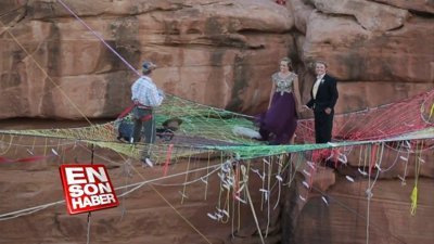 Kanyon'da ilginç bir düğün