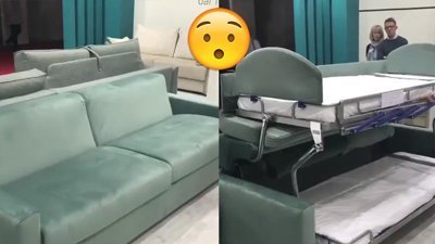 Ranzaya dönüşen tasarım harikası kanepe