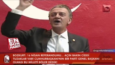 CHP'li vekil Hüsnü Bozkurt'tan küstah tehdit