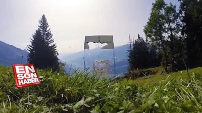 Wingsuitle hedef vuran adam