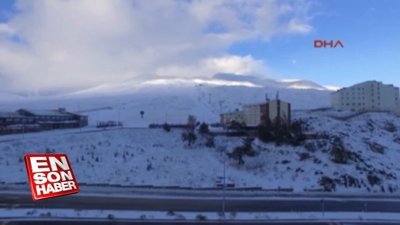 Erciyes beyaza büründü
