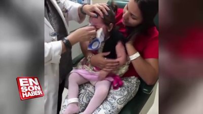 Organ nakliyle ilk kez dünyayı gören küçük kız