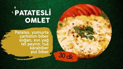 Patatesli omlet tarifi