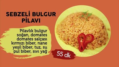 Sebzeli bulgur pilavı tarifi