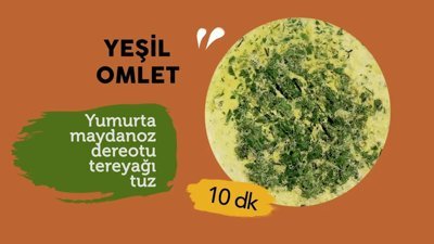Yeşil omlet tarifi