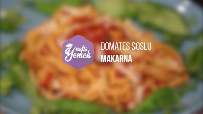 Domates soslu makarna tarifi