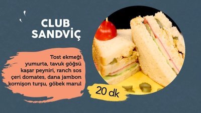 Club sandviç tarifi