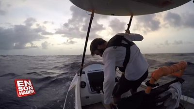 Fransız aktivist Avrupa'dan ABD'ye deniz yoluyla gitti