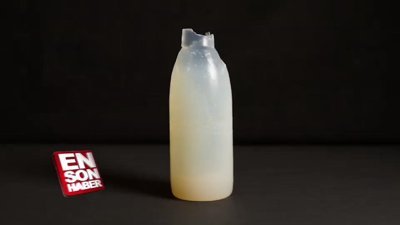 Su bitince yok olan şişe