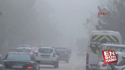 Hatay'da sis etkili oluyor