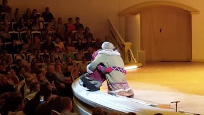 Sibiryalı iki çocuğun kavgası adlı muhteşem koreografi