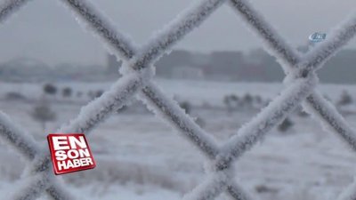 Sibirya soğuklarının yaşandığı Doğu Anadolu buz kesti