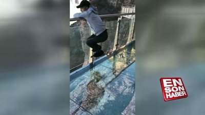 Kırılan cam köprü şakasının son kurbanı