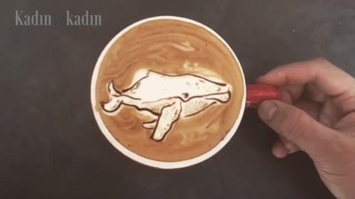 Kahve değil sanat eseri