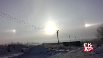 Gökyüzünde beliren üç güneş