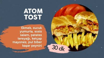 Atom tost tarifi
