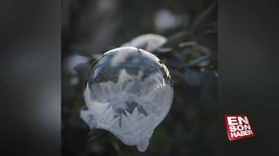 Eksi 30 derecede donan baloncuk