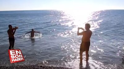 Antalya'da deniz keyfi