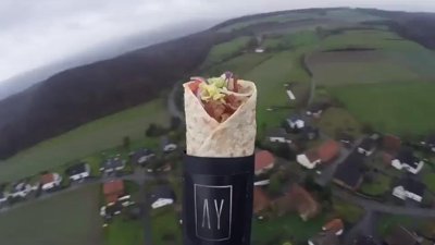 Türk kebapçı uzaya dürüm gönderdi