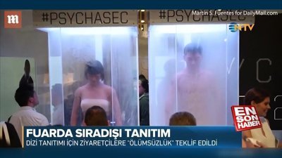 Dizi tanıtımında ziyaretçilere ölümsüzlük teklif edildi