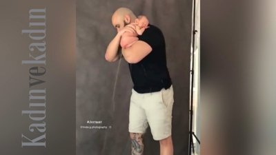 Yenidoğan bebek videoları öyle kolay çekilmiyor