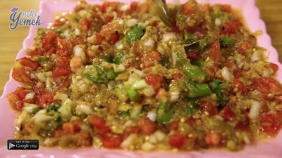 Patlıcan salatası tarifi - Nefis Yemek