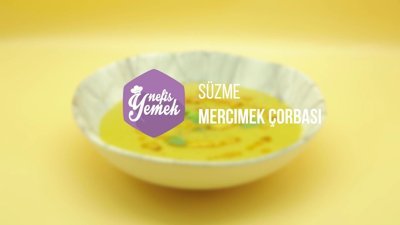 Süzme mercimek çorbası
