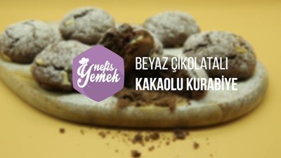 Beyaz çikolatalı kakaolu kurabiye tarifi