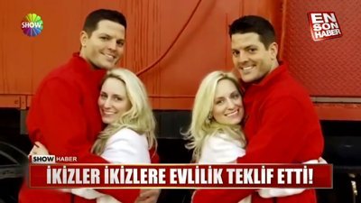 Tek yumurta ikizi kardeşler, tek yumurta ikizi kardeşlere evlilik teklifi etti