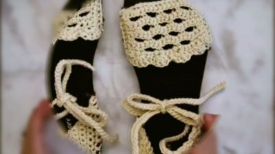 5 liralık plastik terlikleri şık bir sandalete dönüştürün