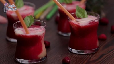 Ananaslı Frambuazlı Frozen Tarifi