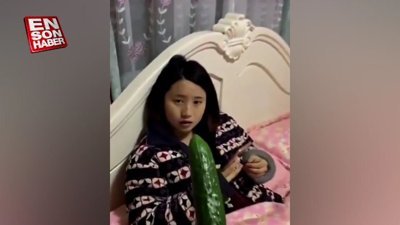 Yılanlı salatalık şakası