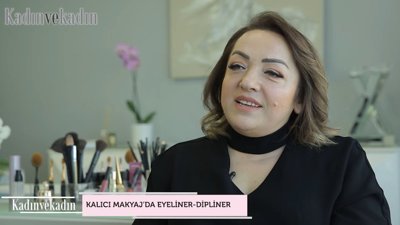 Kalıcı makyaj uygulamasında eyeliner ve dipliner