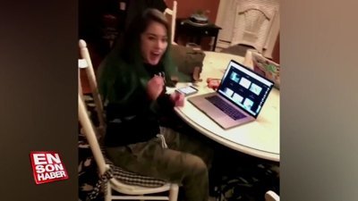 Trompet ile sevgilisini korkutan adam