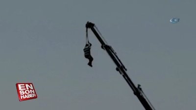 Vinci salıncak gibi kullanan Adanalı